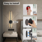 Rechargeable Wireless Wall Sconces with Remote Control