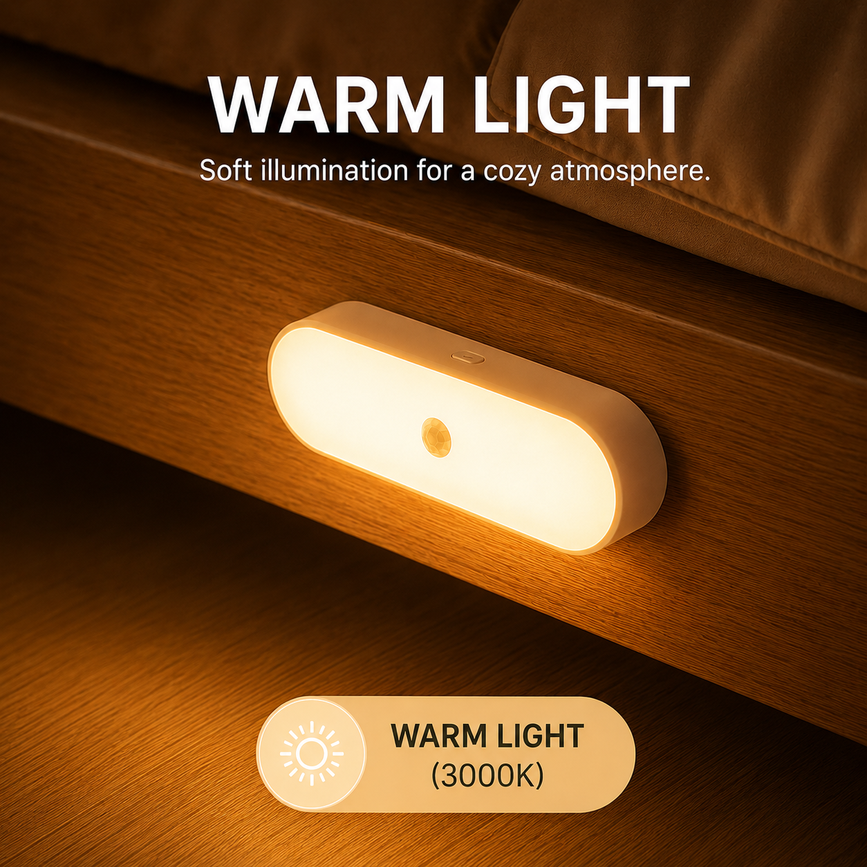 Wireless Motion Sensor Light Strip – Auto Night Light for Hallway