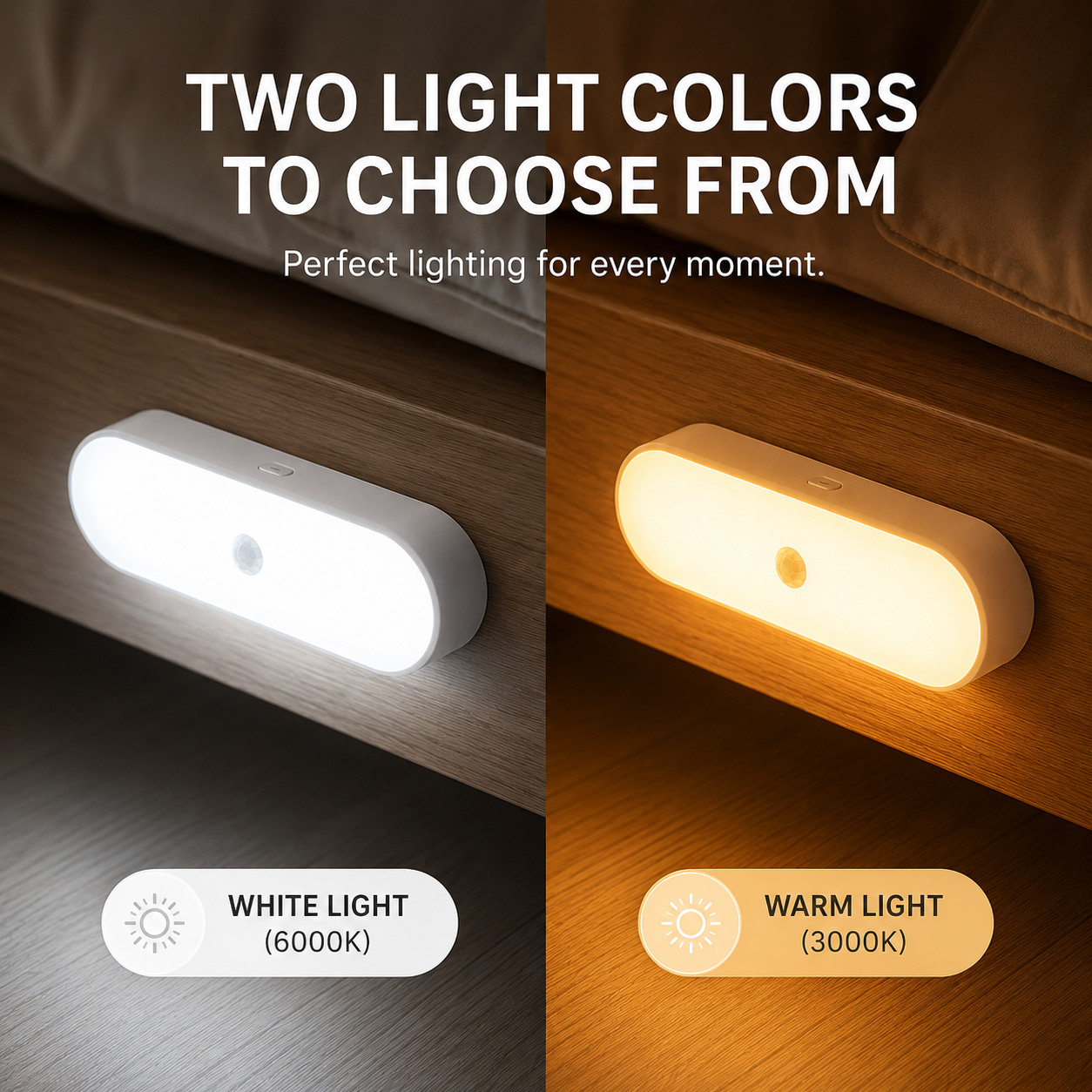 Wireless Motion Sensor Light Strip – Auto Night Light for Hallway