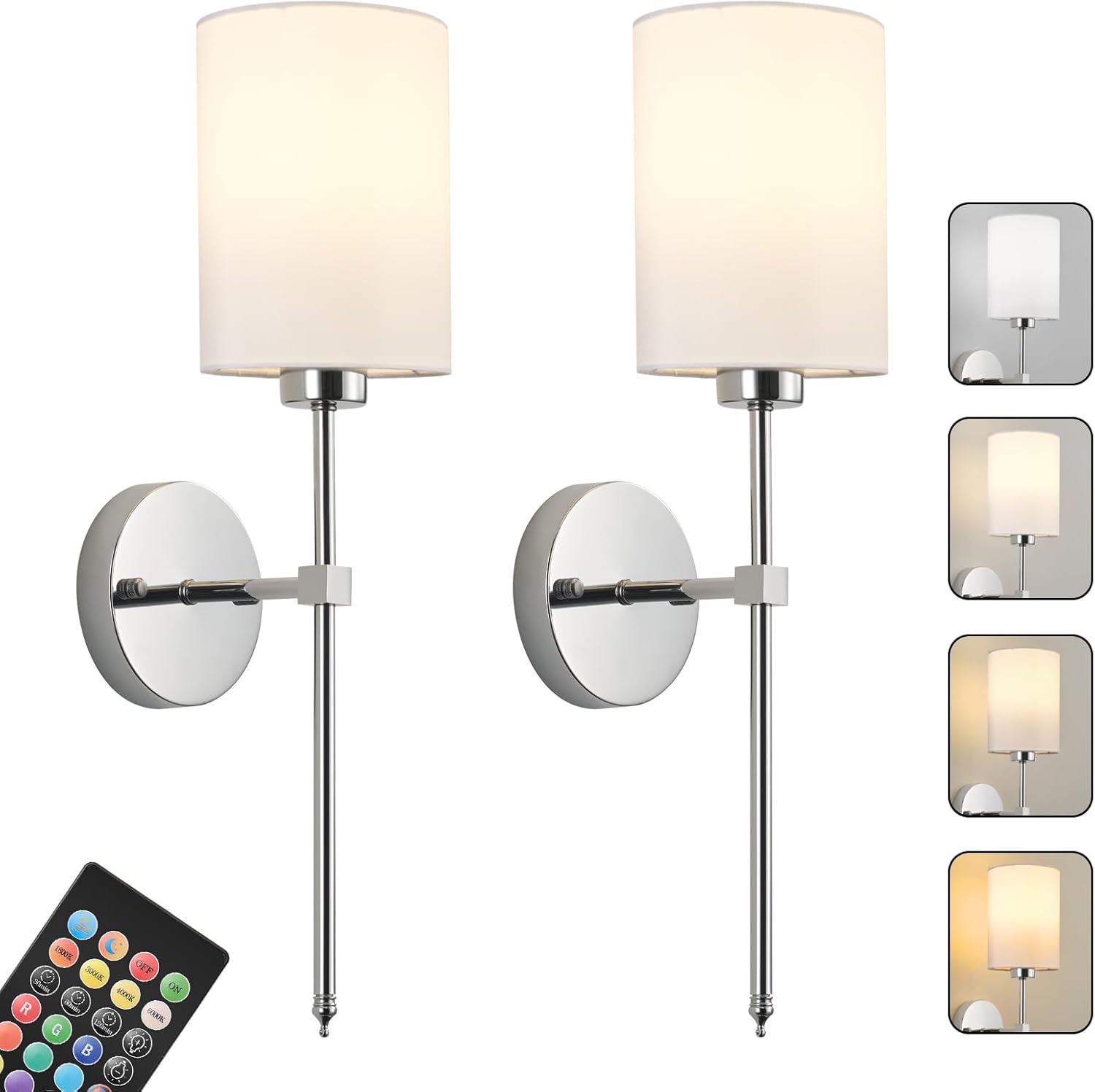 Wireless Rechargeable Wall Light