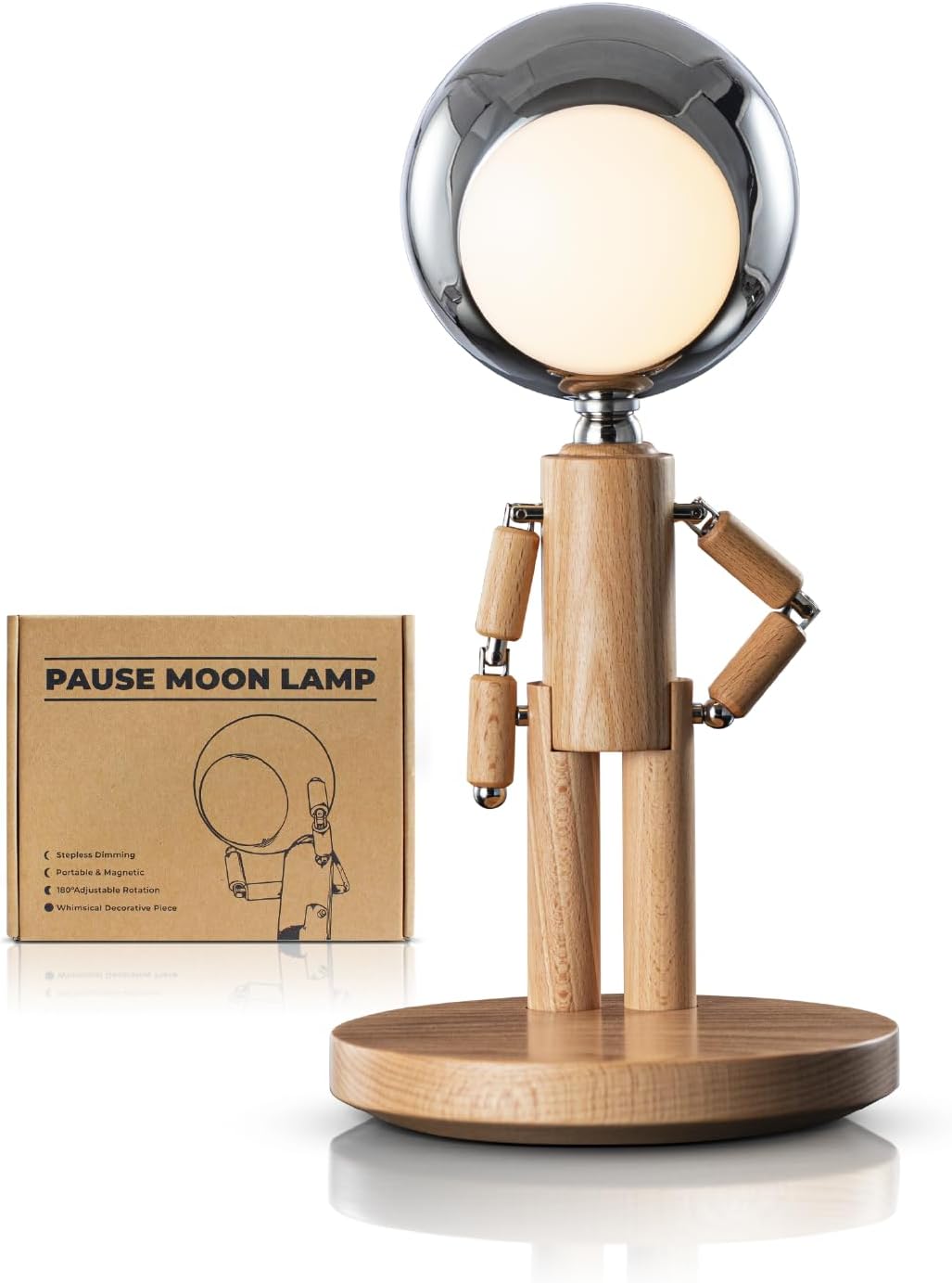 The Moon Bearer  Table Lamp
