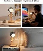 The Moon Bearer  Table Lamp