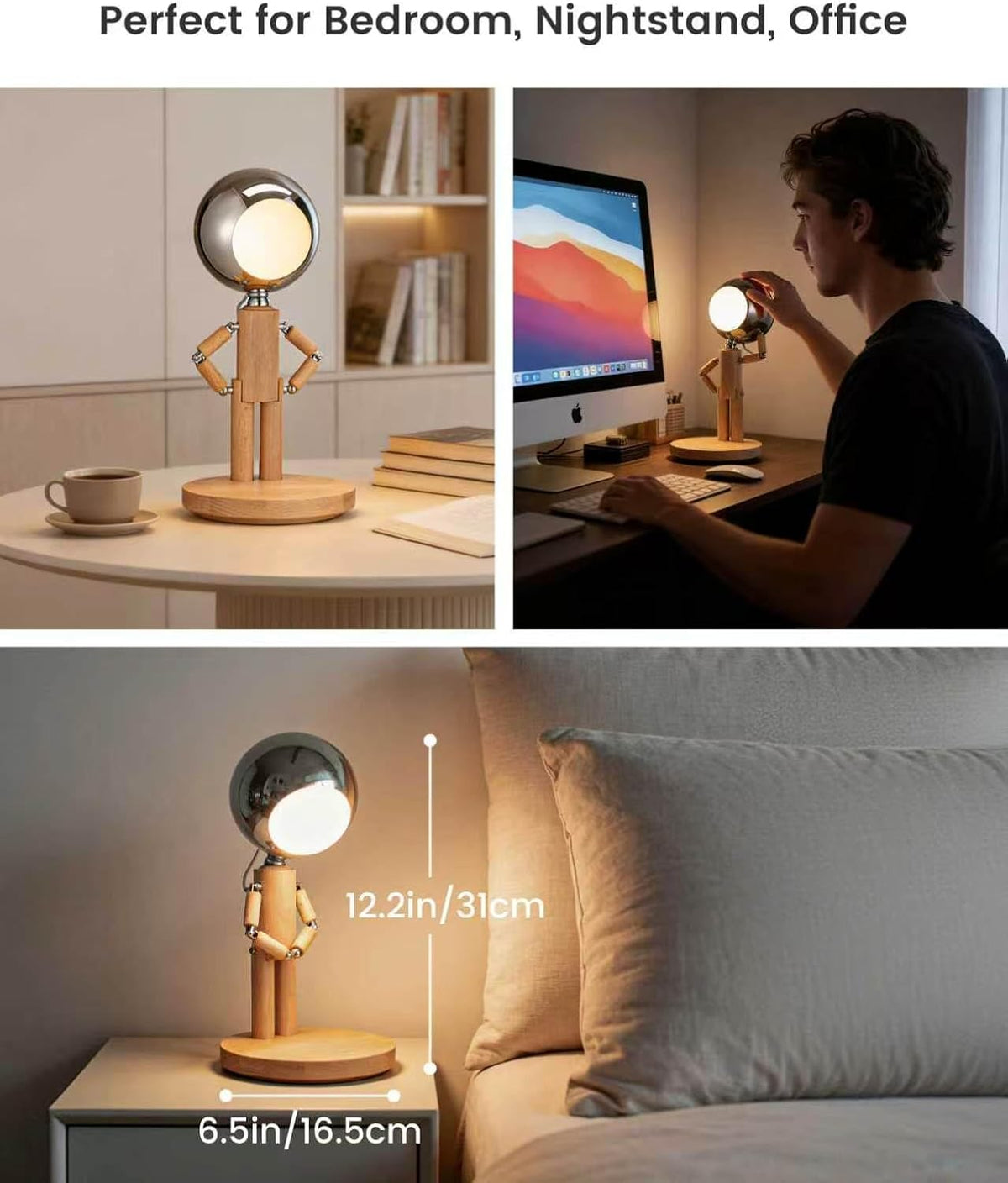 The Moon Bearer  Table Lamp