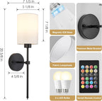 Wireless Rechargeable Wall Light