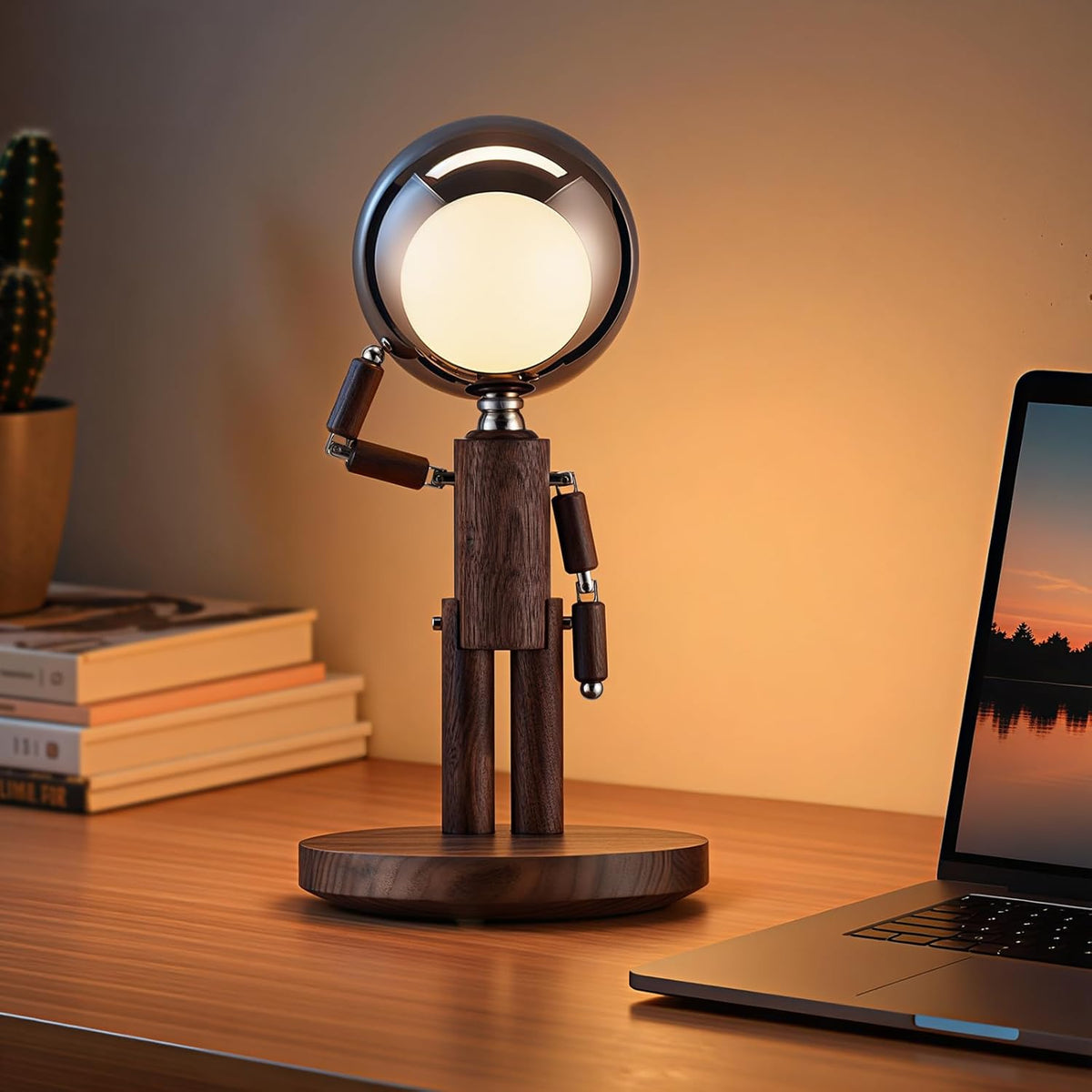 The Moon Bearer  Table Lamp