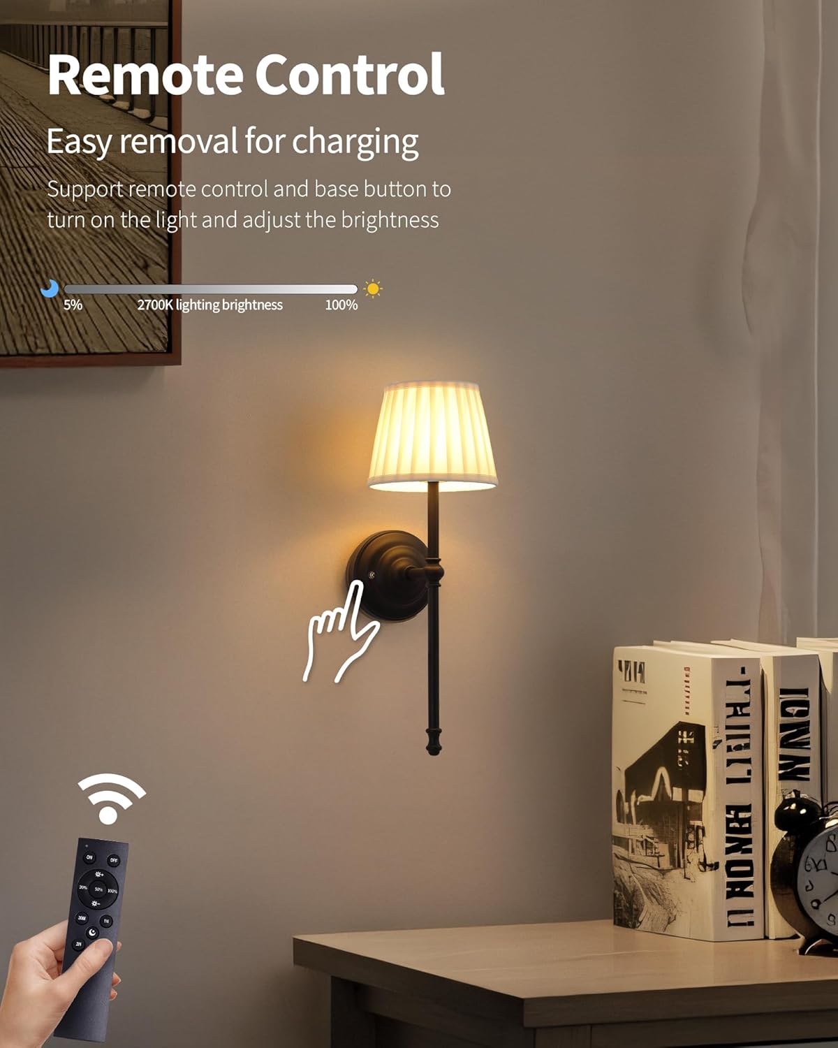 Cordless Wall Sconce