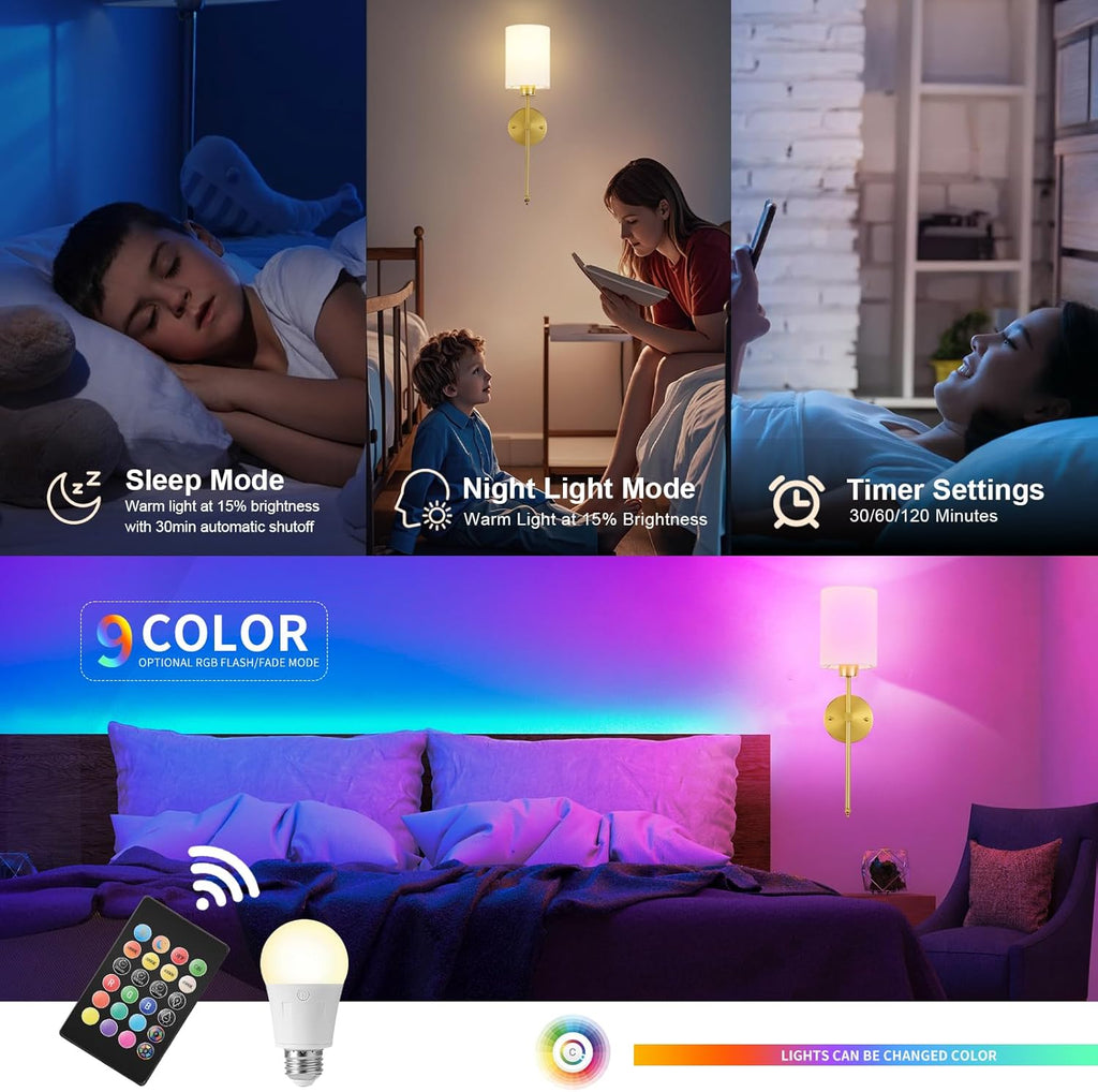 Wireless Rechargeable Wall Light