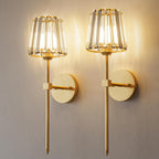 Rechargeable Crystal Wall Sconce with Remote Control