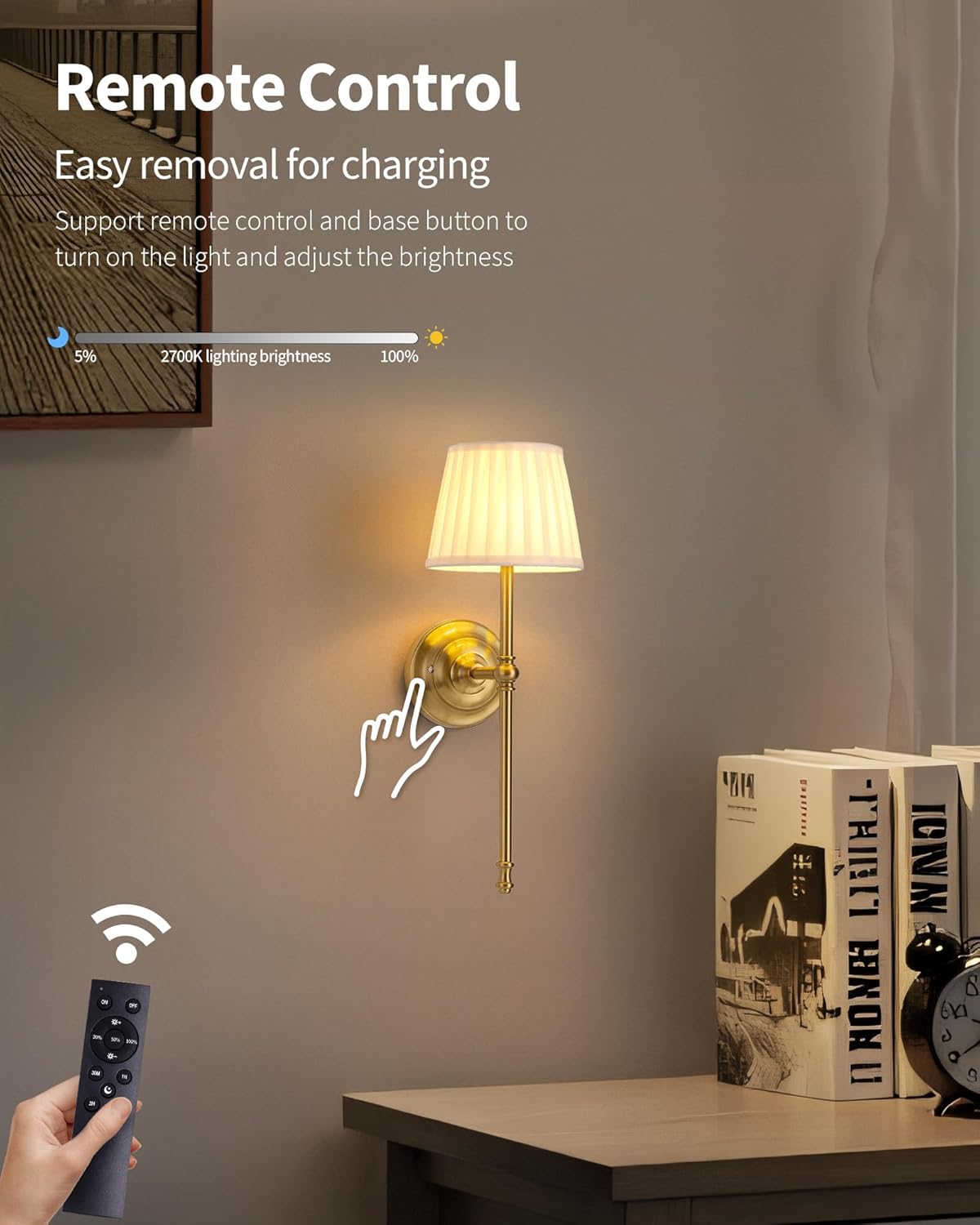 Cordless Wall Sconce