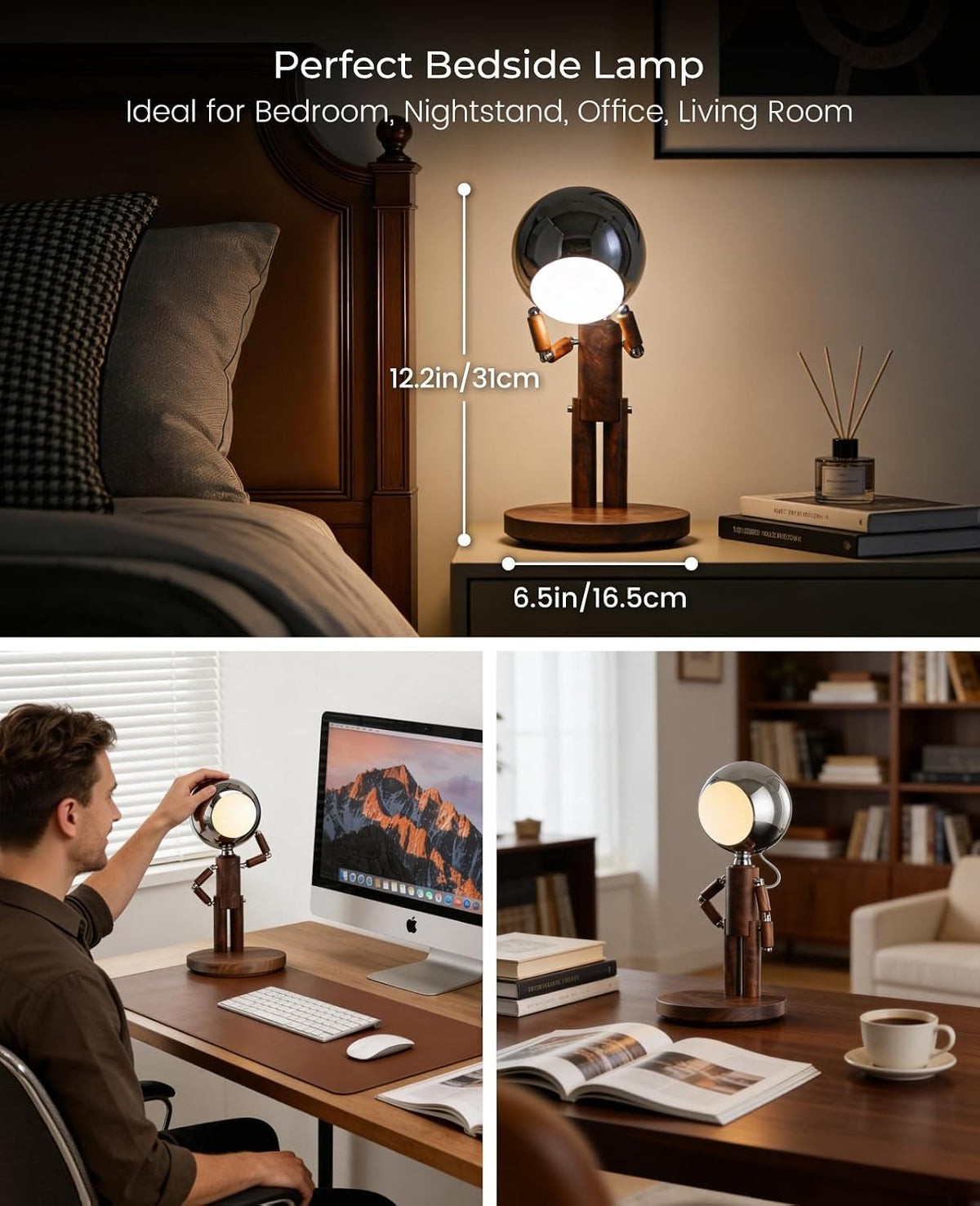 The Moon Bearer  Table Lamp