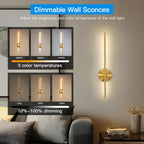 Rechargeable Wireless Wall Sconces with Remote Control