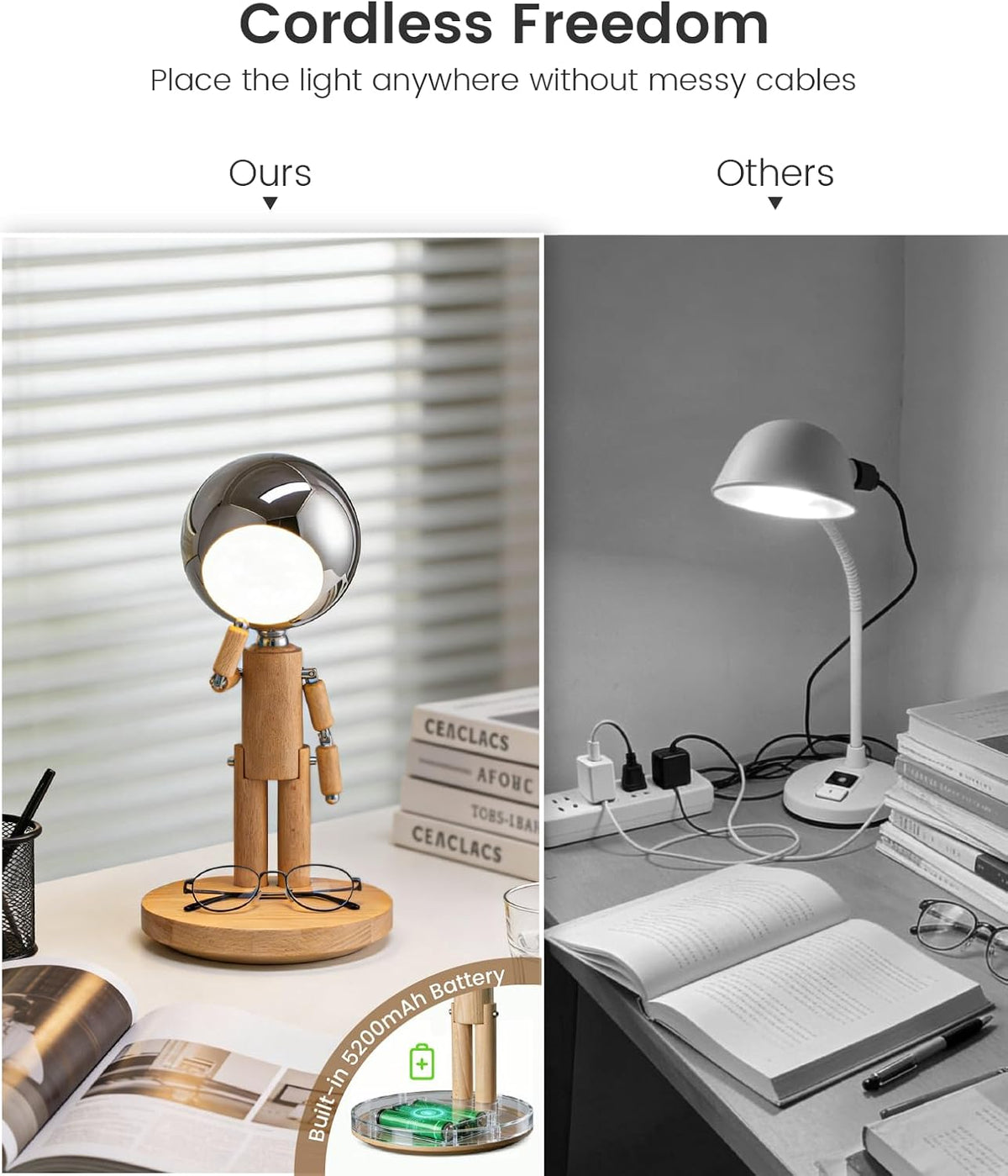 The Moon Bearer  Table Lamp