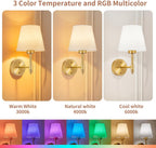 Rechargeable Wireless Wall Sconces Set of 2