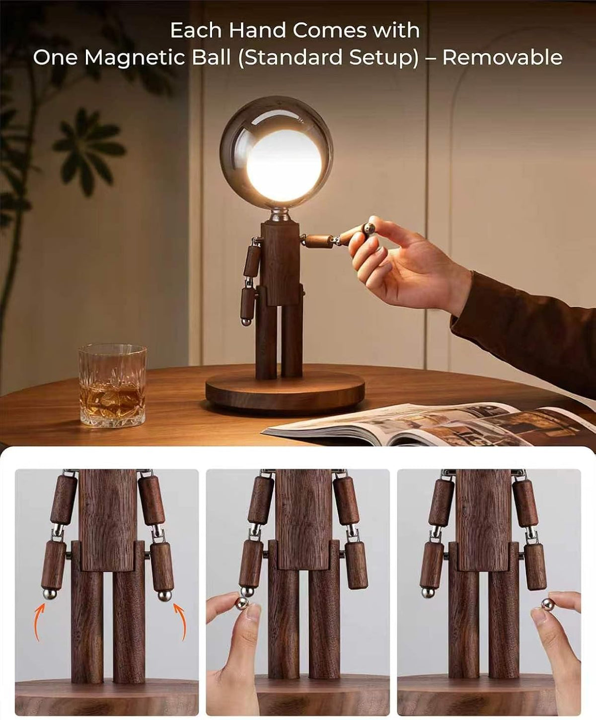 The Moon Bearer  Table Lamp