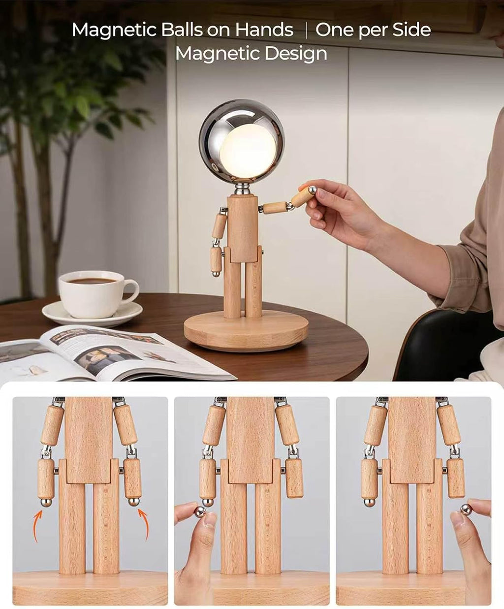 The Moon Bearer  Table Lamp