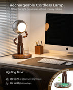 The Moon Bearer  Table Lamp