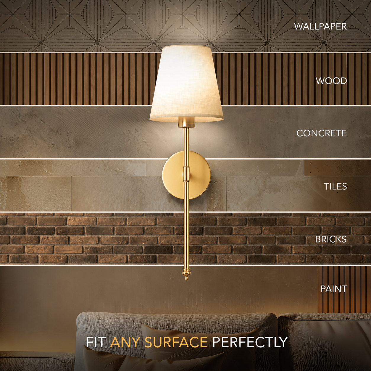 APLIQUE DE PARED INALÁMBRICO