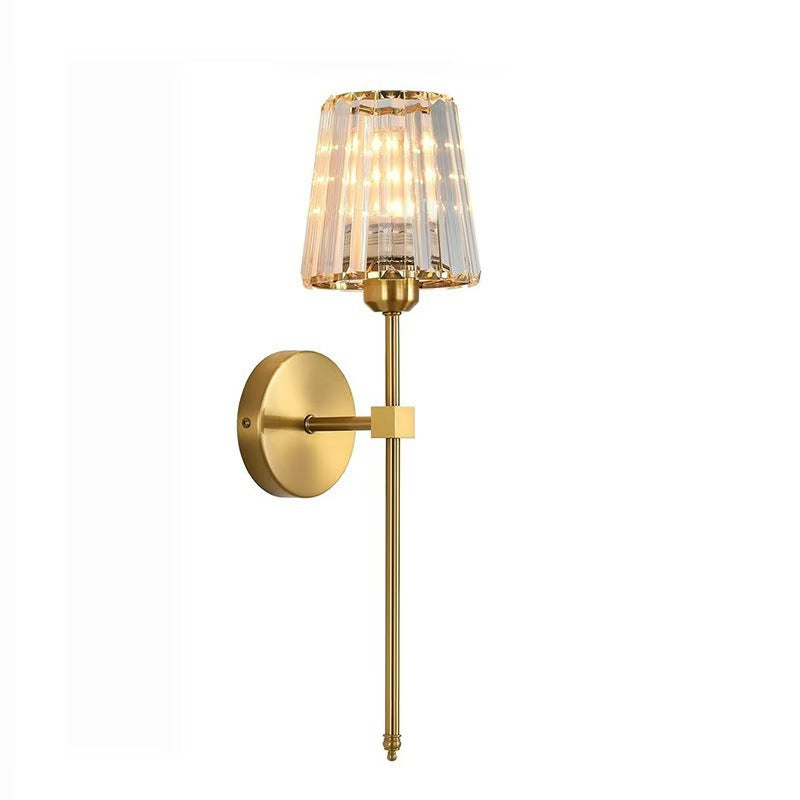 Crystal Battery Operated Wall Sconce