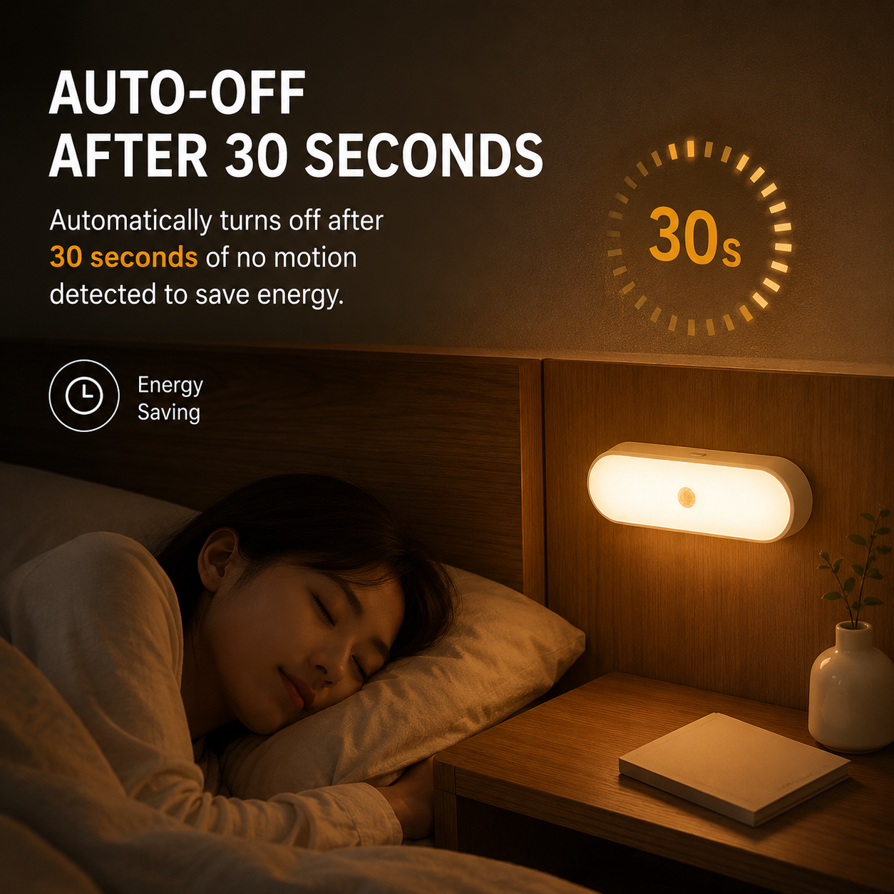Wireless Motion Sensor Light Strip – Auto Night Light for Hallway